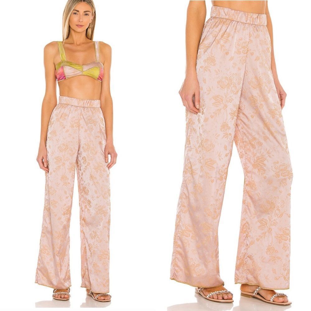 NWT Oseree x Revolve Blossom Pants in Rose